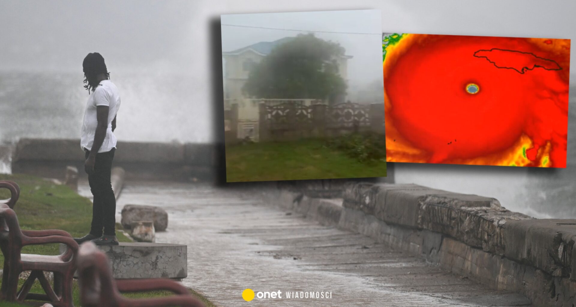 Huraganowy wiatr wdarł się na Jamajkę. "Przerażające. Podmuchy jak wybuch bomby" [RELACJA NA ŻYWO]