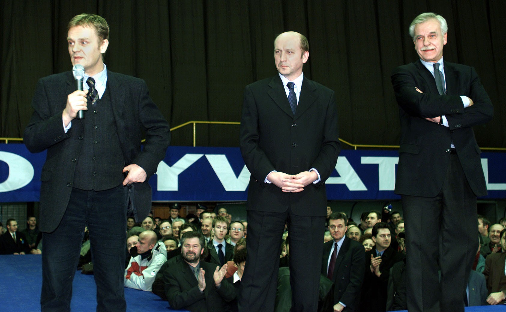 Donald Tusk, Maciej Płażyński, Andrzej Olechowski