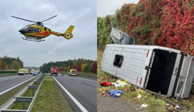 Poważny wypadek na S7. 11 osób zostało rannych - Onet
