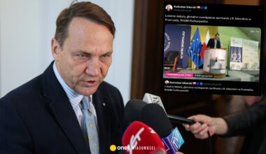 Incydent na spotkaniu z Radosławem Sikorskim. Pokazała buty. "Pan kłamie"