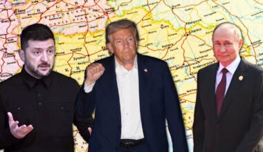 Wołodymyr Zełenski, Donald Trump, Władimir Putin