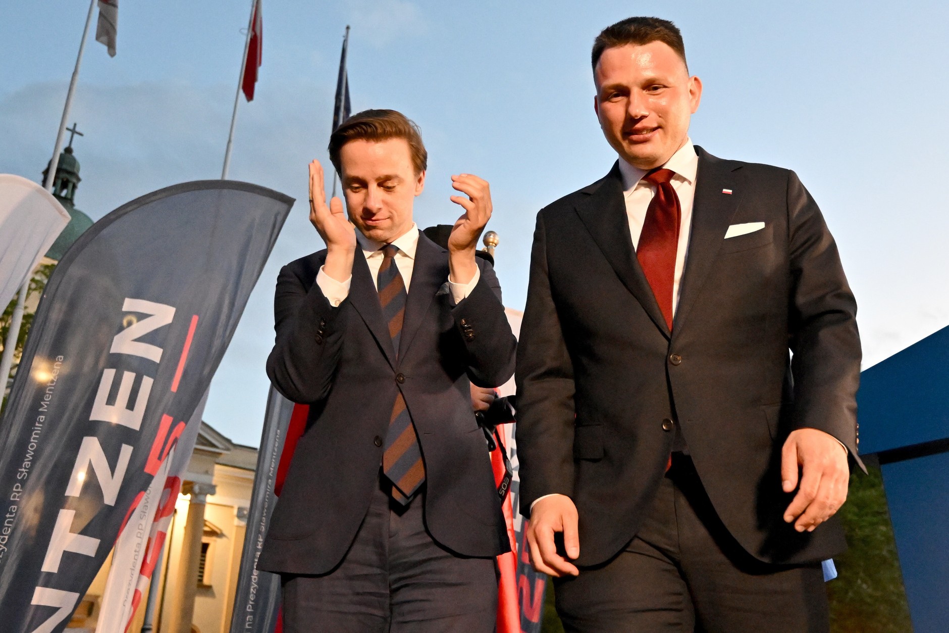 Krzysztof Bosak i Sławomir Mentzen