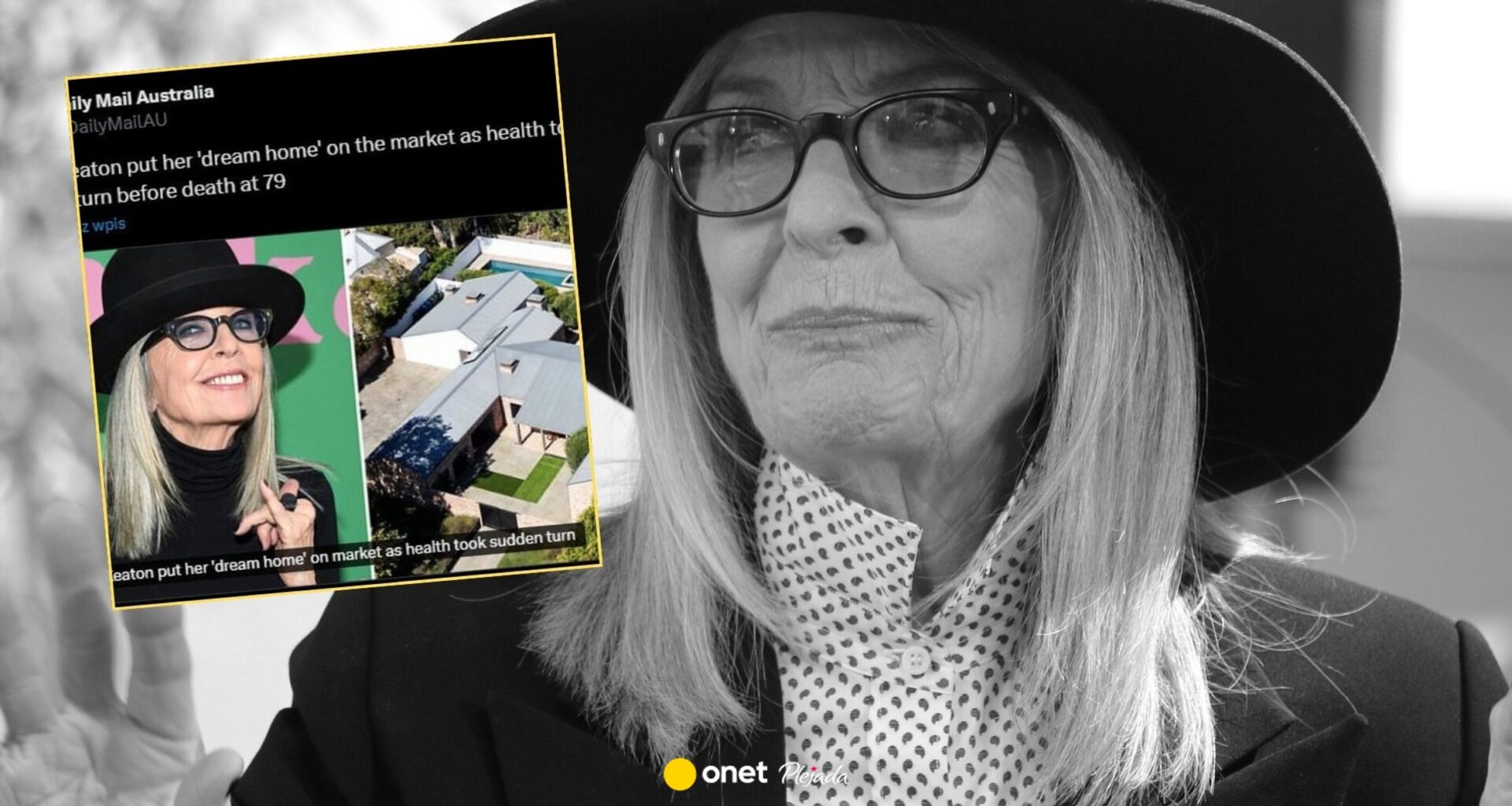 Diane Keaton kilka miesięcy przed śmiercią wystawiła na sprzedaż swój "dom marzeń"