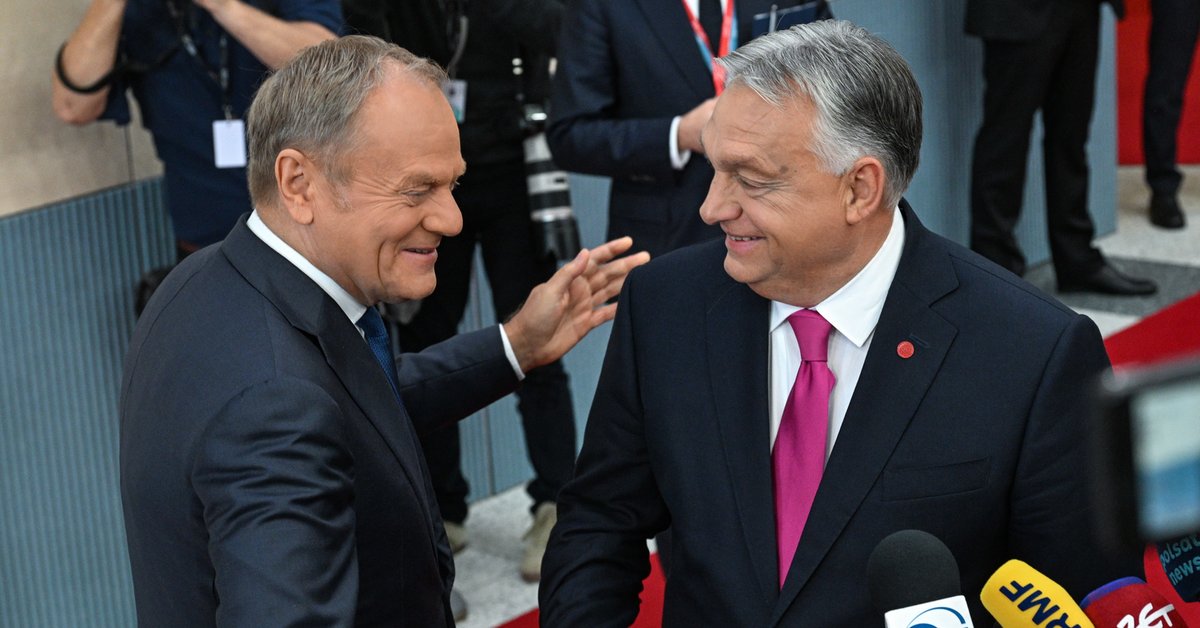 Konfrontacja Donalda Tuska z Viktorem Orbanem. "Uwielbiam, kiedy używa moich argumentów"