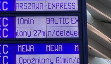 Opóźnienia pociągów na Poznaniu Głównym
