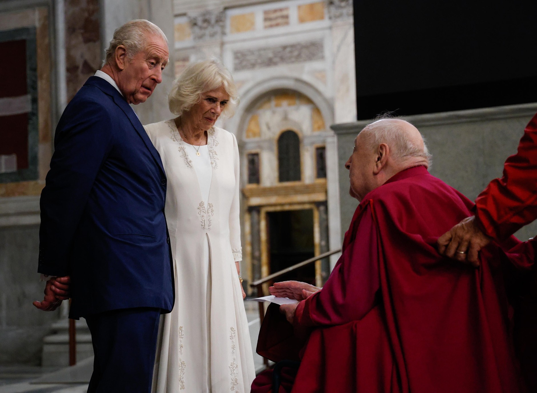 Król Karol II i królowa Kamila w Watykanie