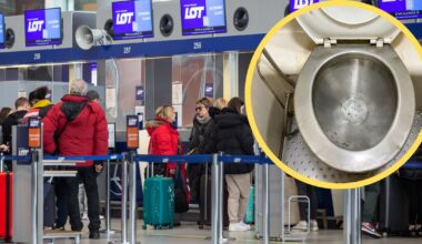 Wszedł do toalety na lotnisku w Warszawie i się poskarżył. "Działanie dyskryminacyjne"