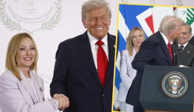Giorgia Meloni i Donald Trump