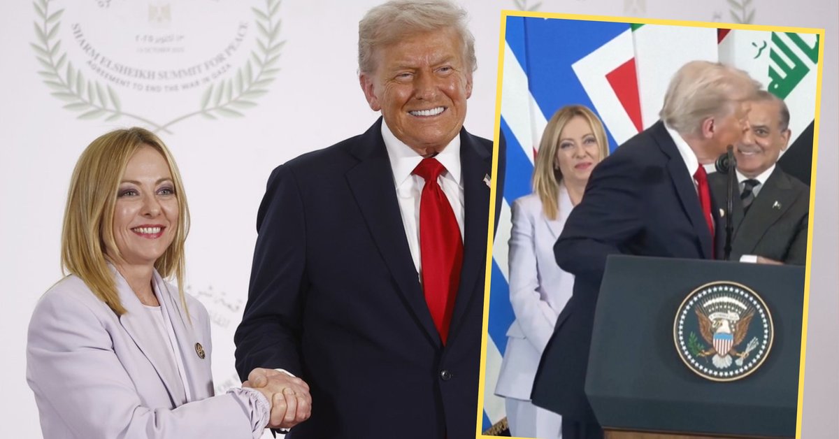 Giorgia Meloni i Donald Trump