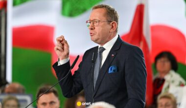 Przed sprzedażą działki pod CPK Robert Telus kupował gadżety kampanijne od Dawtony