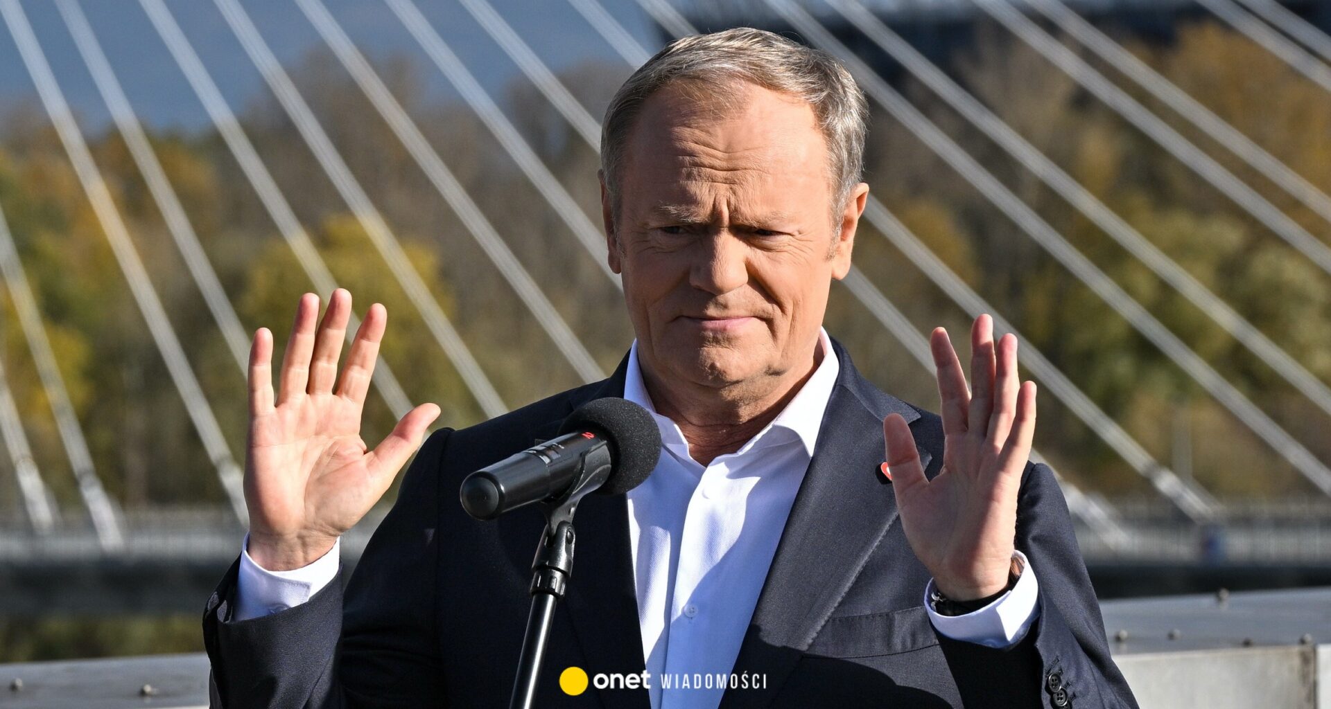 Wpadka podczas konferencji Donalda Tuska. "Pierwszy raz mam taką okazję"