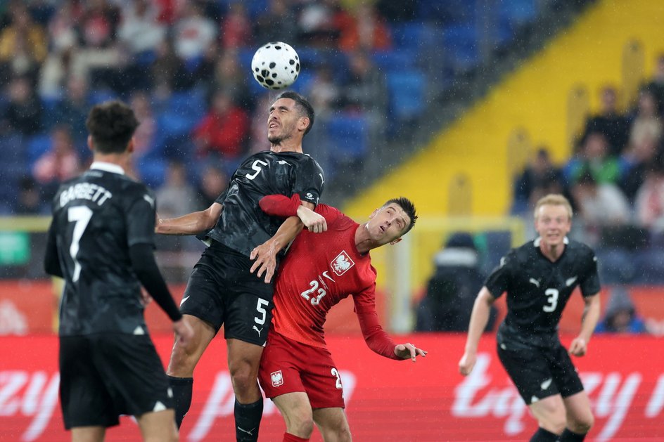 Krzysztof Piątek nie zaliczy do udanych meczu z Nową Zelandią