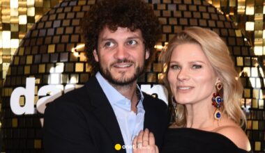 Anna Głogowska z partnerem w "Tańcu z gwiazdami". Uśmiechnięci pozowali na ściance