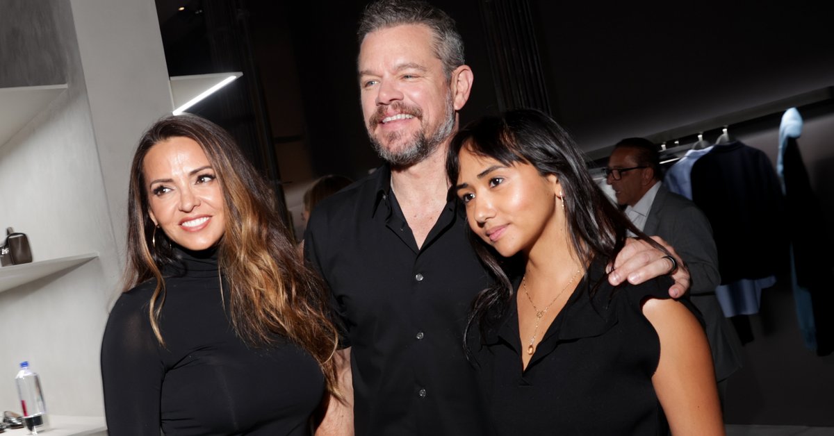 Matt Damon i Luciana Damon