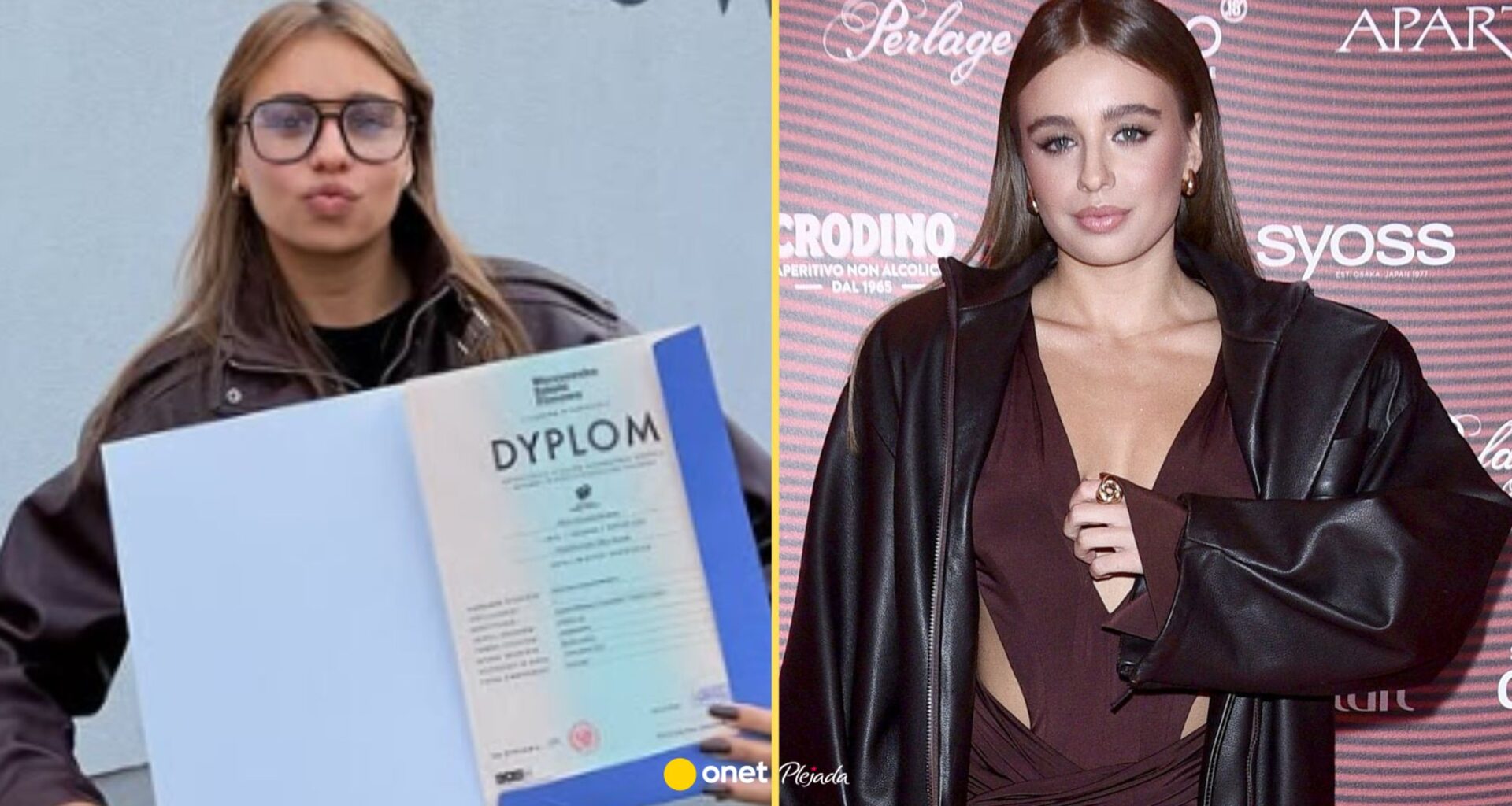Oliwia Bieniuk chwali się dyplomem. Uwagę zwraca jeden szczegół. "Dobrze widzę?"