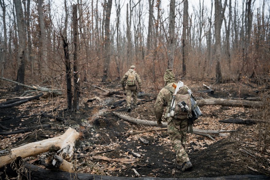 Poszukiwania grupy "Platsdarm", obwód doniecki, marzec 2025 r.
