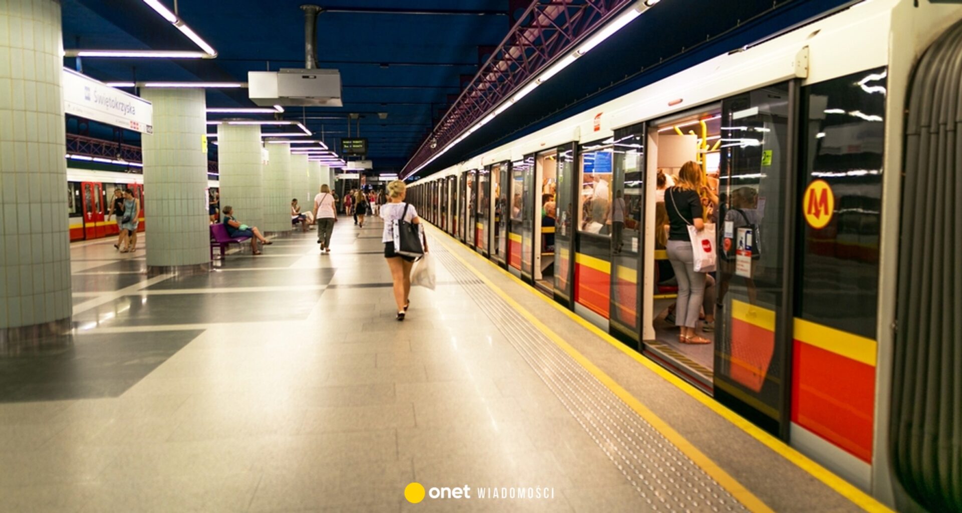 Problemy warszawskiego metra. Linia M1 kursuje na skróconej trasie