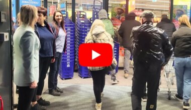 Nowy market otwarty! Tłumów nie było, ale sam sklep robi całkiem dobre wrażenie