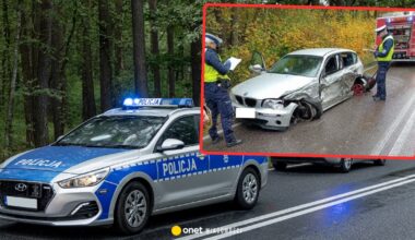 Dramatyczny wypadek na Kaszubach. 24-letni Kolumbijczyk został zatrzymany