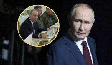 Nagranie z urodzin Władimira Putina. Wszyscy patrzyli na talerz prezydenta [WIDEO]