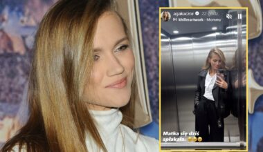 Agnieszka Kaczorowska wzruszona po wizycie w szkole
