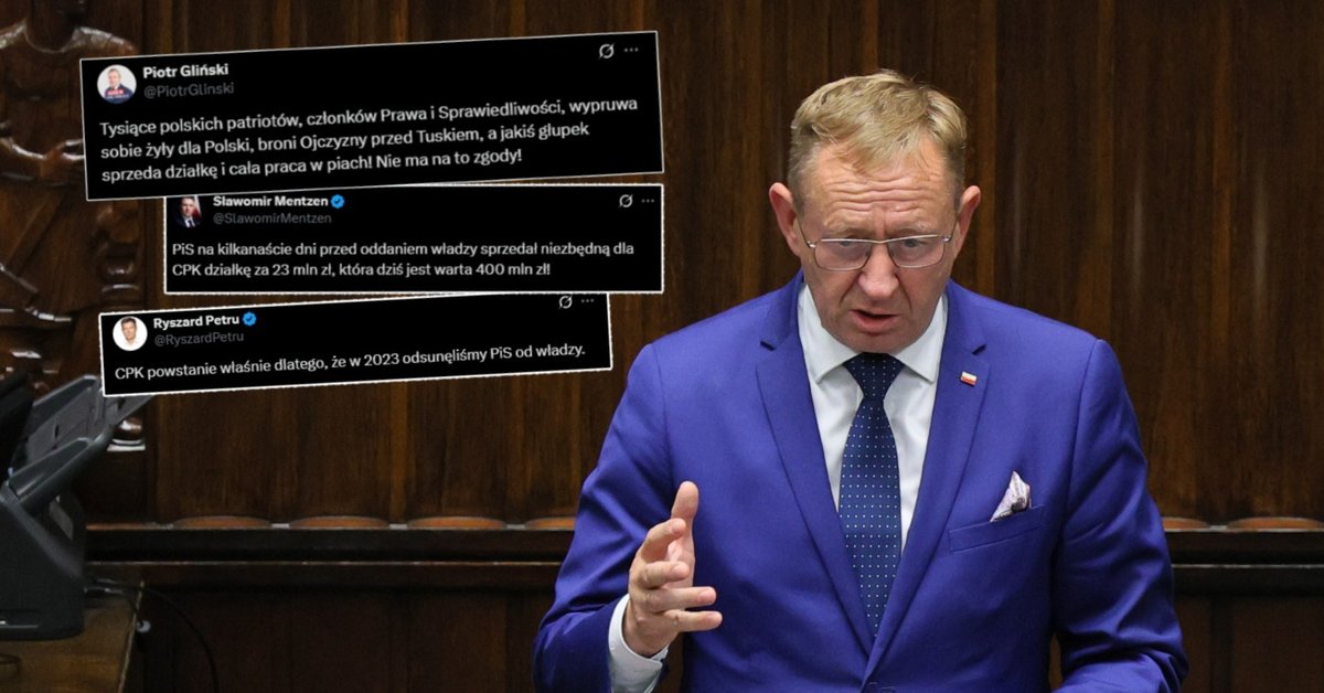 Afera wokół działki pod CPK. W sieci burza. "Wałek ministra Telusa", "chcieli ukraść jak najwięcej'