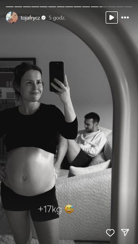 InstaStory z profilu Olgi Frycz