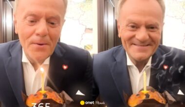 Donald Tusk zaskoczył nagraniem. Zdmuchnął świeczkę i ogłosił: to już roczek!