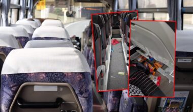 Kierowca wiózł młodzież, pokazał nagranie z autobusu. "Brak szacunku"