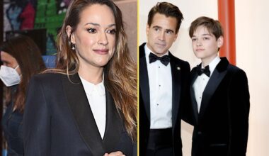 Alicja Bachleda-Curuś i Colin Farrell z synem Henrym Tadeuszem