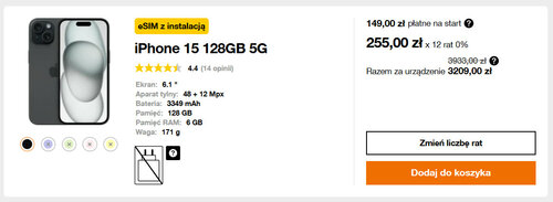 iPhone 15 128 GB