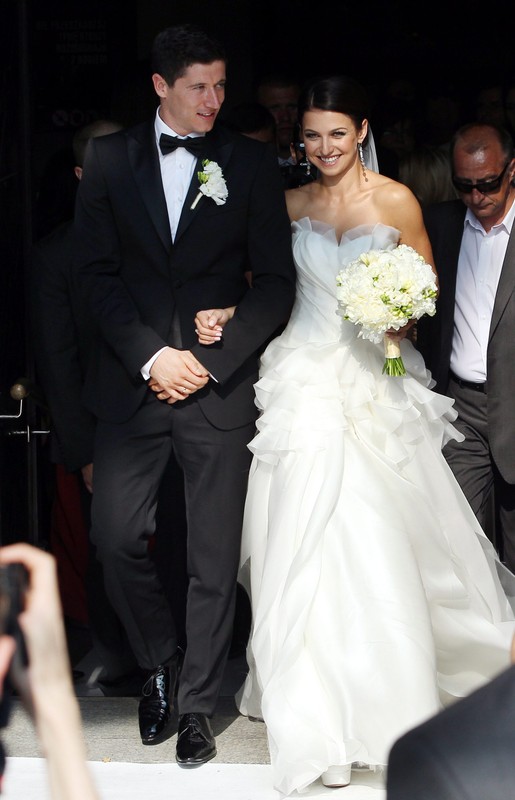 Anna Stachurska i Robert Lewandowski
