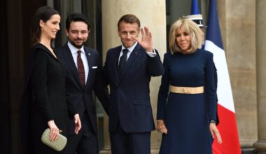 Królowa Rania z wnuczką Iman