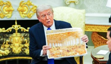 Od kogo Trump ma pieniądze na nową salę balową? Oto lista