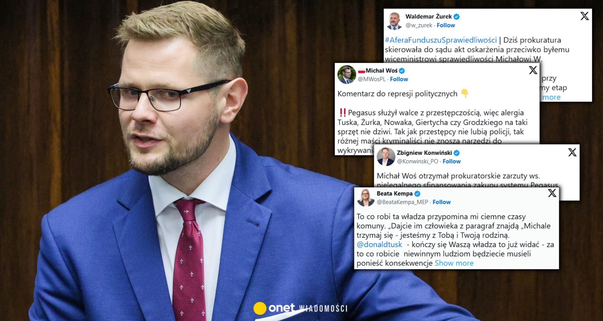 Michał Woś z aktem oskarżenia. W sieci zawrzało. "Dowód na paniczny strach tej władzy"