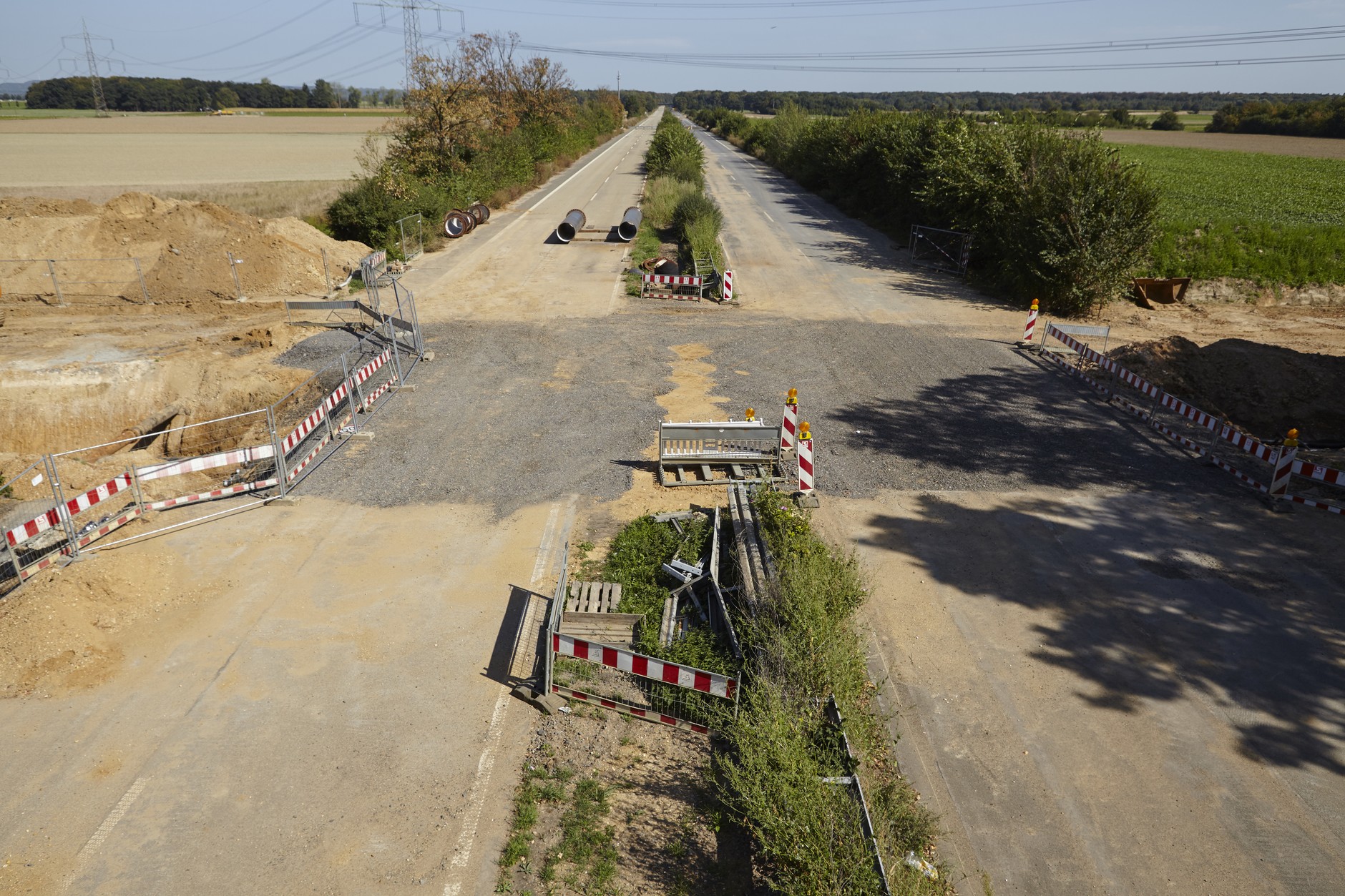 Stara autostrada A4 w Niemczech. Zdjęcie z 2016 r.