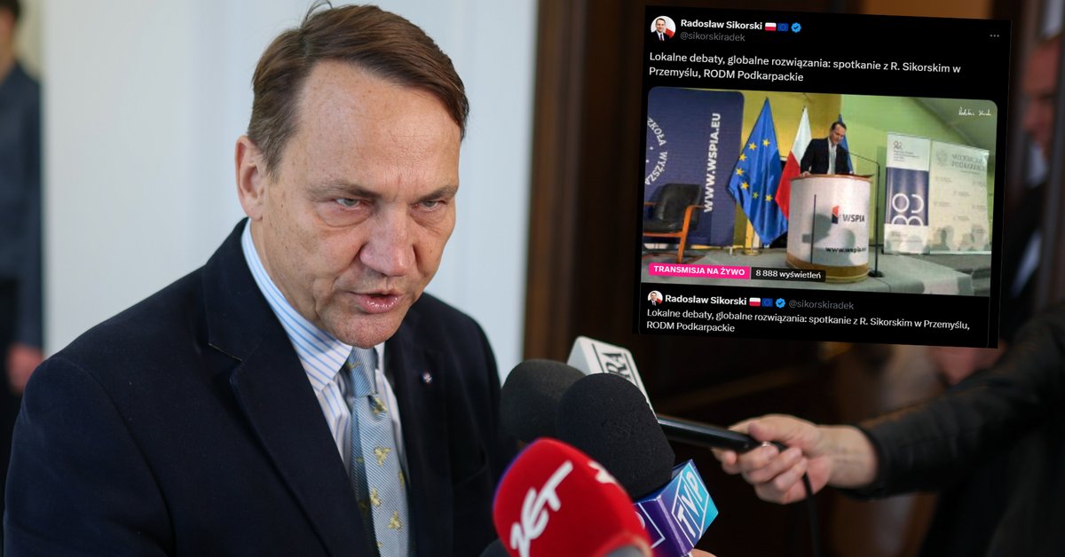 Incydent na spotkaniu z Radosławem Sikorskim. Pokazała buty. "Pan kłamie" [WIDEO] - Onet
