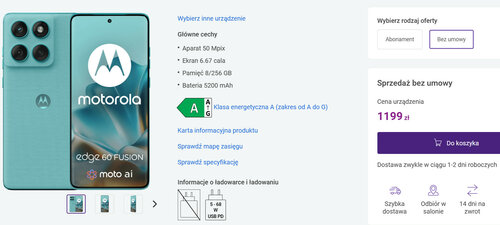 Motorola Edge 60 Fusion