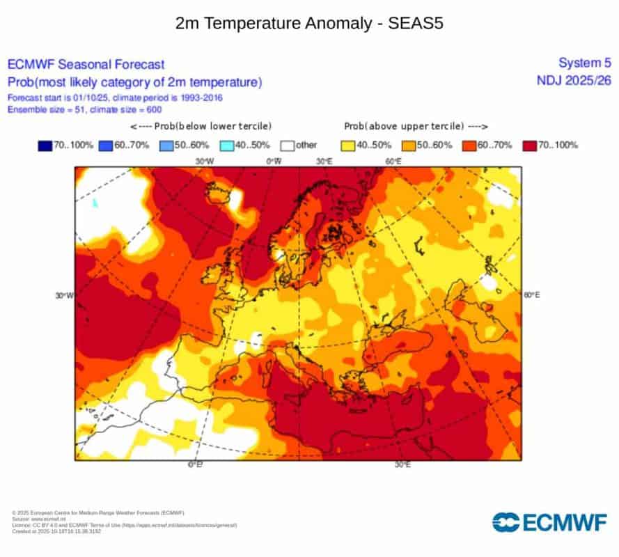 prognoza długoterminowa na listopad 2025 r. i trend anomalii opadów
