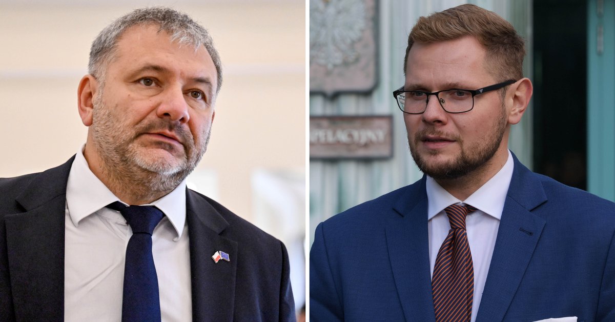 Michał Woś wyzywa przeciwników od "moralnych meneli". Stanowcza odpowiedź Waldemara Żurka