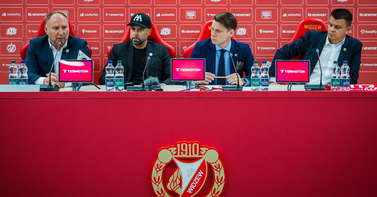 Trener Widzewa Igor Jovicević