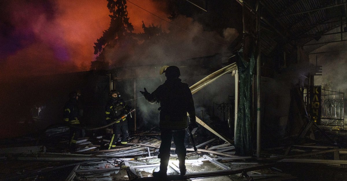 Nocne ataki w stolicy Ukrainy. Rosjanie użyli rakiet - Onet
