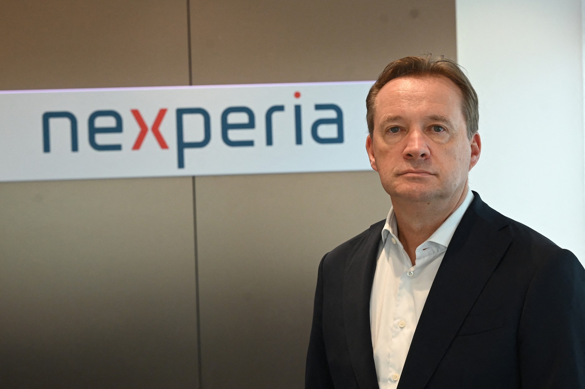 Dyrektor zarządzający Nexperii Achim Kempe. Hamburg, Niemcy, 26 sierpnia 2025 r.