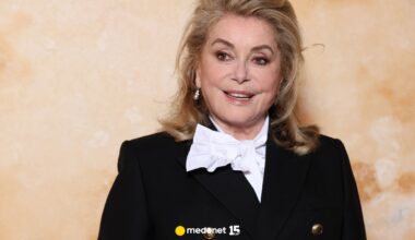 Udar zaatakował Catherine Deneuve podczas pracy. Prosto z planu pojechała do szpitala
