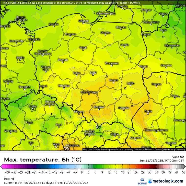 silna zmiana pogody w kraju