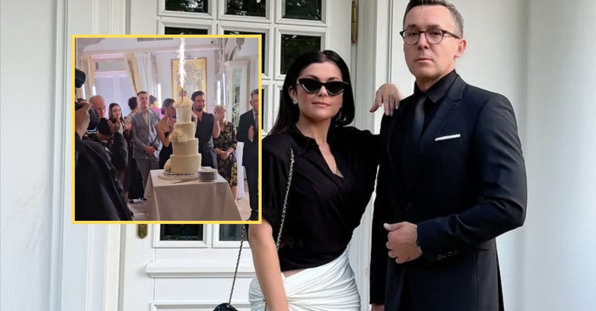 Tak wyglądał tort na weselu Katarzyny Cichopek i Macieja Kurzajewskiego. Zrobił furorę