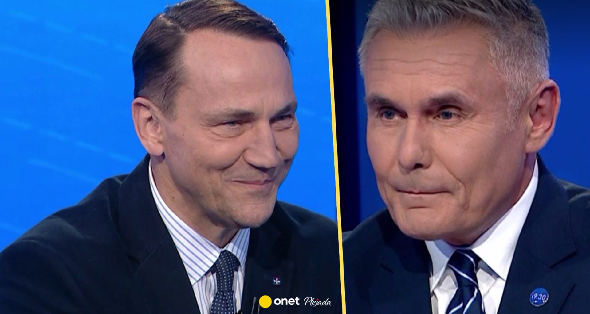 Marek Czyż z TVP zaliczył sporą wpadkę. Radosław Sikorski aż się uśmiechnął