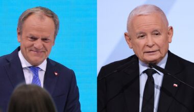 Tusk pokazuje, że KO może wygrać. Kaczyński otwiera nowy front walki i grzęźnie w sporach