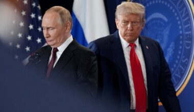 Władimir Putin i Donald Trump na Alasce, 15 sierpnia 2025 r.