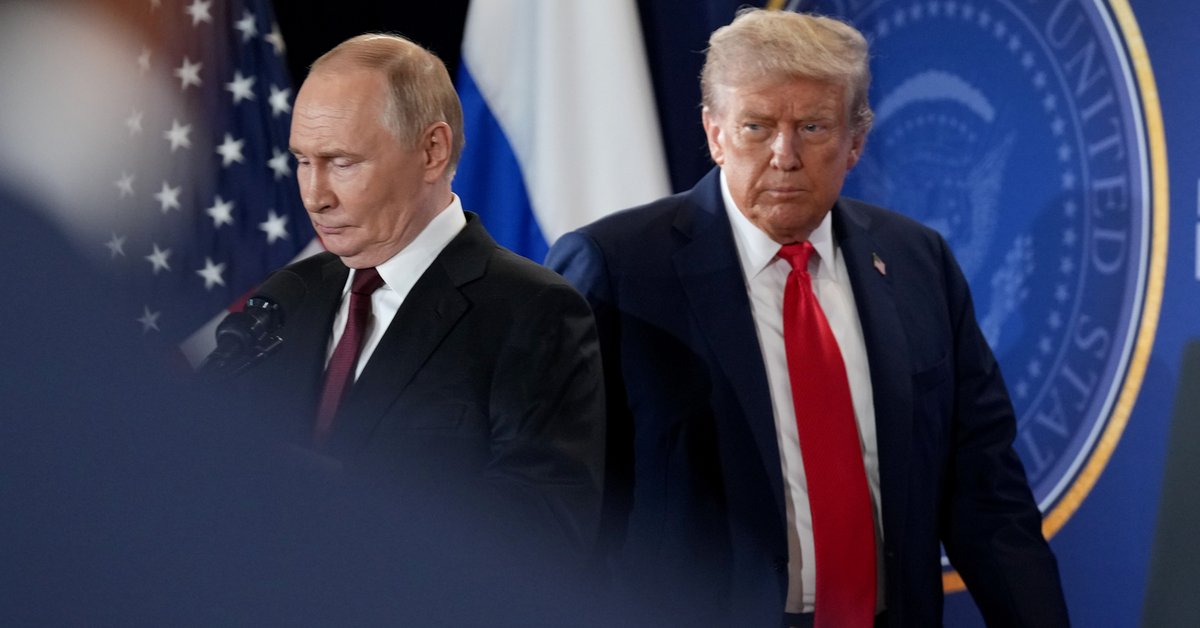 Władimir Putin i Donald Trump na Alasce, 15 sierpnia 2025 r.